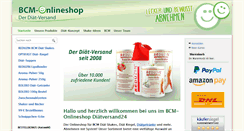 Desktop Screenshot of bcm-onlineshop.de